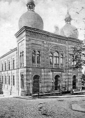 historické foto synagogy