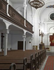 virtuální rekonstrukce interiéru synagogy
