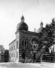 historické foto synagogy