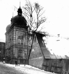 historické foto synagogy