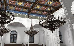 virtuální rekonstrukce interiéru synagogy