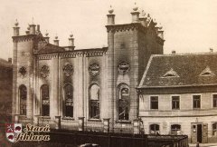 historické foto synagogy