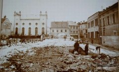 historické foto synagogy