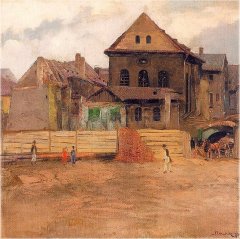 malba synagogy - Jan Minařík