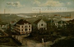 celkový pohled na město se synagogou