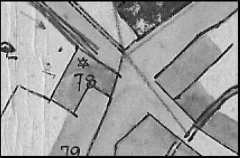 detail pozemku č. 78 se synagogou