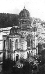 historické foto synagogy