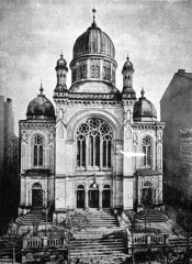 historické foto synagogy