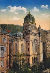 historické foto synagogy