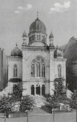 historické foto synagogy