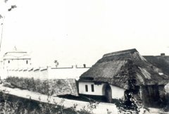 historické foto obřadní síně (zcela vlevo)