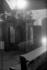 historické foto interiéru synagogy