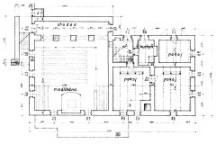 plánek synagogy