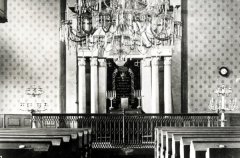 historické foto interiéru synagogy