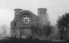 odstřel synagogy