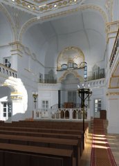 virtuální rekonstrukce interiéru synagogy - denní verze