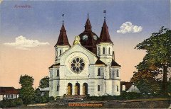 dobová pohlednice se synagogou