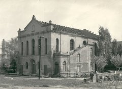 historické foto synagogy