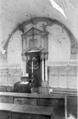 historické foto interiéru synagogy