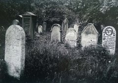 historické foto hřbitova