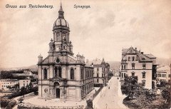 historické foto synagogy