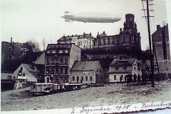 historické foto synagogy po vypálení