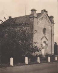 historické foto synagogy