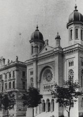 historické foto synagogy