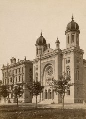 historické foto synagogy
