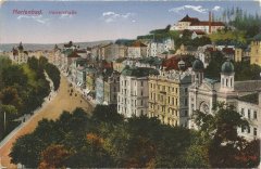 historické foto synagogy (vpravo)