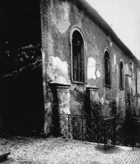 historické foto synagogy