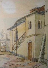 jediné dosud známé vyobrazení synagogy