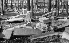 historické foto hřbitova