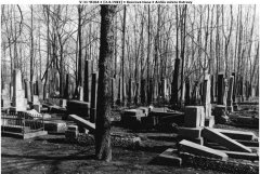 historické foto hřbitova
