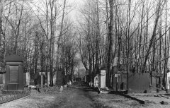 historické foto hřbitova
