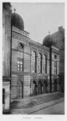 historické foto synagogy