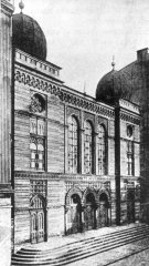 historické foto synagogy