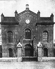 historické foto synagogy