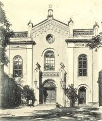 historické foto synagogy