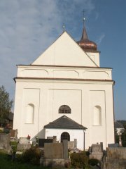 průčelí kostela