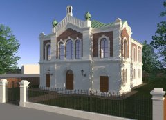 virtuální rekonstrukce synagogy