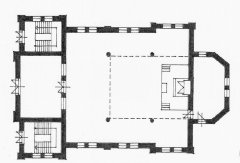 půdorys synagogy