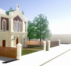 virtuální rekonstrukce synagogy