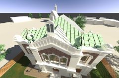 virtuální rekonstrukce synagogy