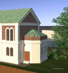 virtuální rekonstrukce synagogy