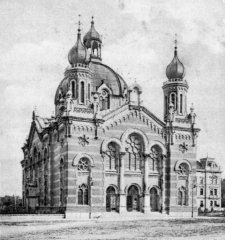 historické foto synagogy
