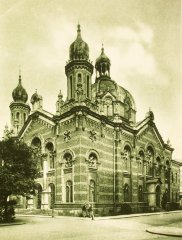 historické foto synagogy