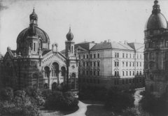 historické foto synagogy