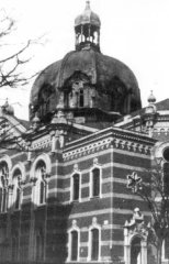 historické foto synagogy