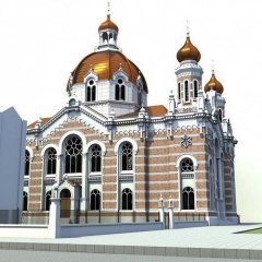vizualizace synagogy